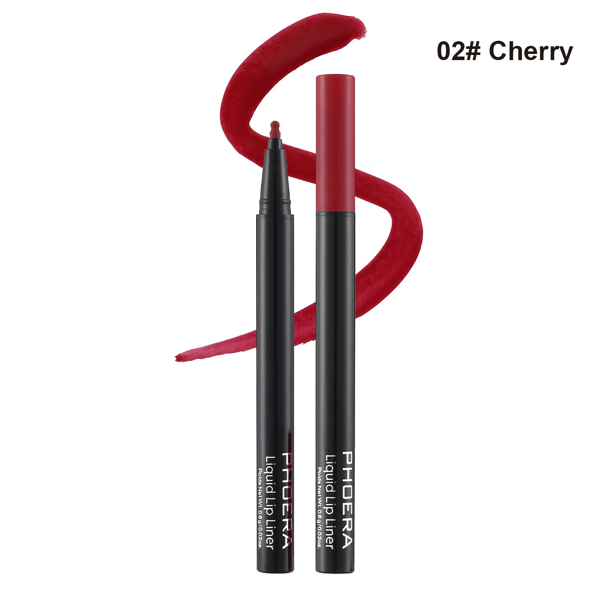 PHOERA Longwear Liquid Lip Liner – Matte Precision Tip for Lip Contour & Fill