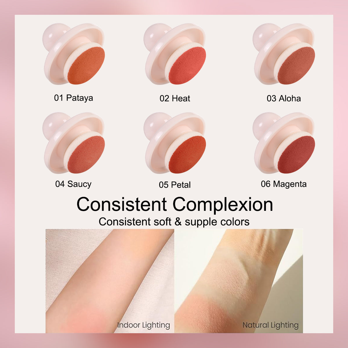 PHOERA Cream To Powder Blush Mud