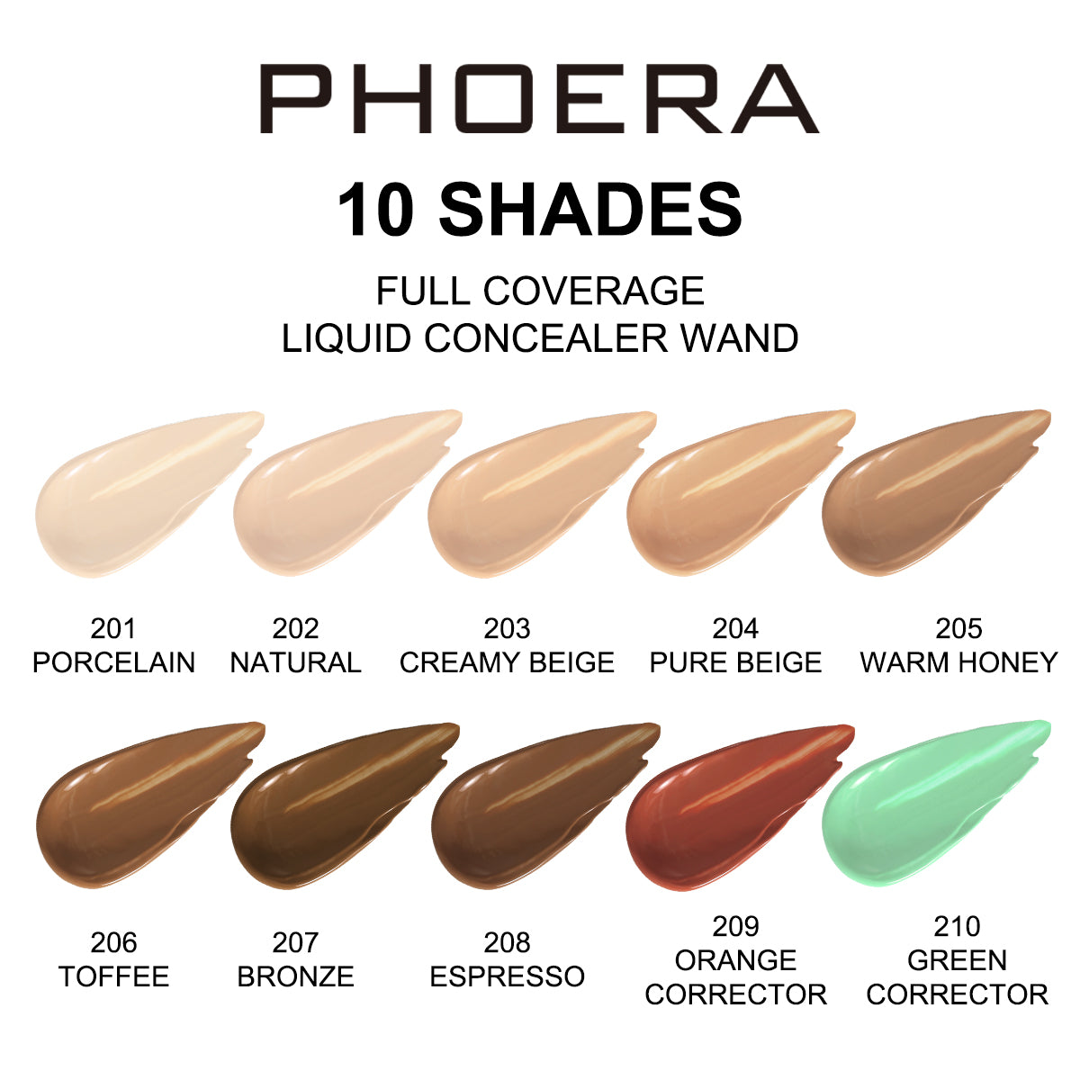 PHOERA Pro Liquid Concealer Corrector