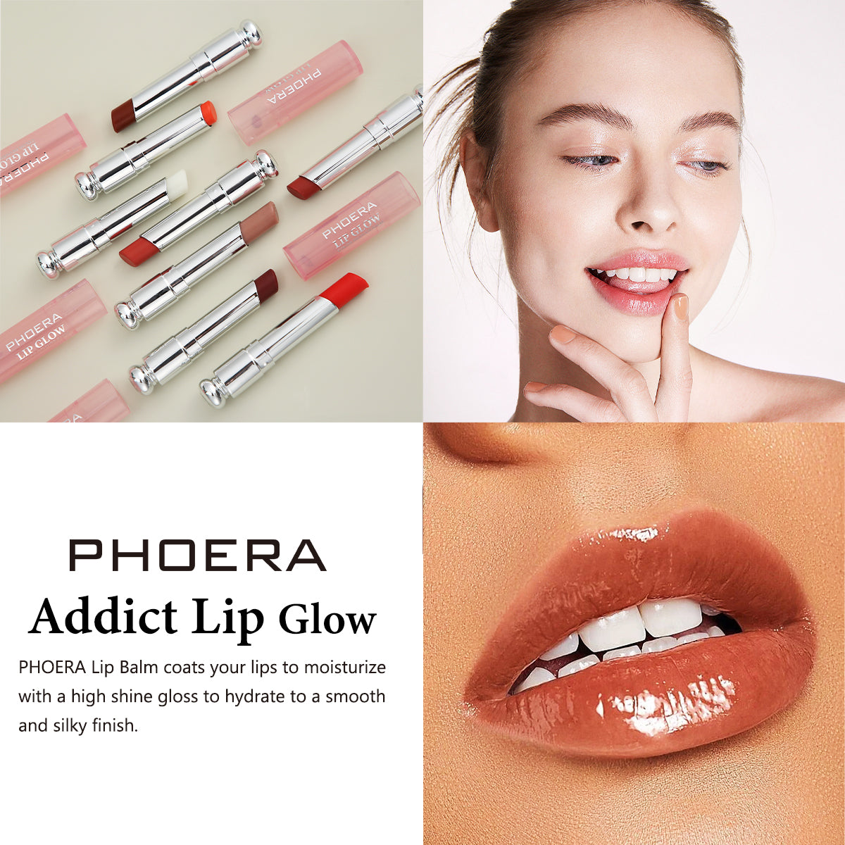 PHOERA Lip Glow Colour Reviver Balm