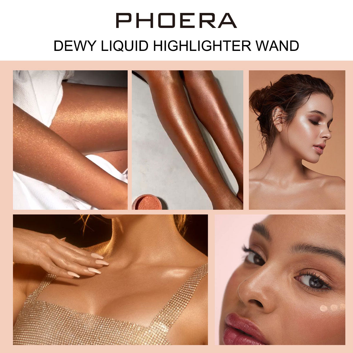 PHOERA Pro Glow Liquid Highlighter Wand