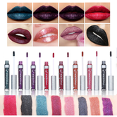 PHOERA® Lipstick Matte To Glitter Flip Lip Sexy Lip gloss Moisturising Makeup UK