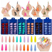 100 x  Various Colours Full Cover Acrylic Nails
