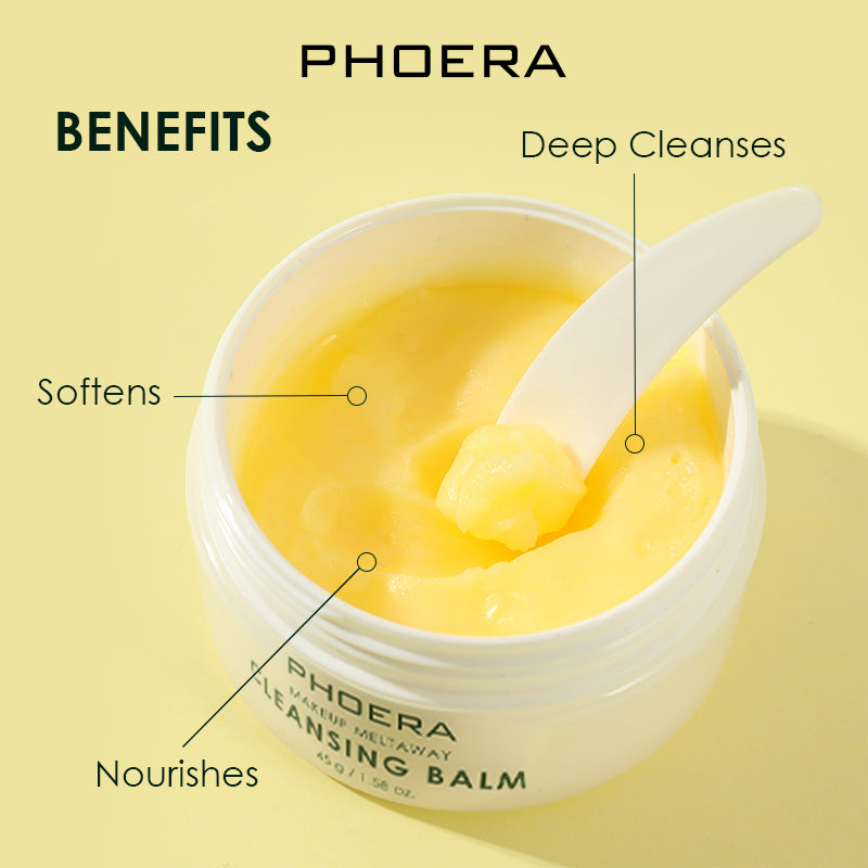 PHOERA Cleansing Balm with Sweet Orange Essential Oil