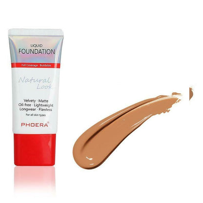 PHOERA® Velvet Liquid Matte Buildable Coverage 24 Hour Long Lasting Foundation