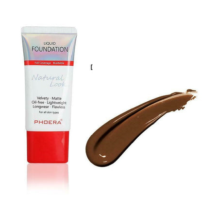 PHOERA® Velvet Liquid Matte Buildable Coverage 24 Hour Long Lasting Foundation