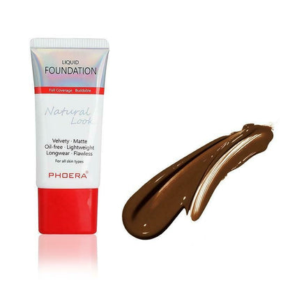 PHOERA® Velvet Liquid Matte Buildable Coverage 24 Hour Long Lasting Foundation