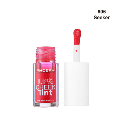 PHOERA Lip & Cheek Tint Stain Matte Liquid Blush Long Lasting Smudge Proof