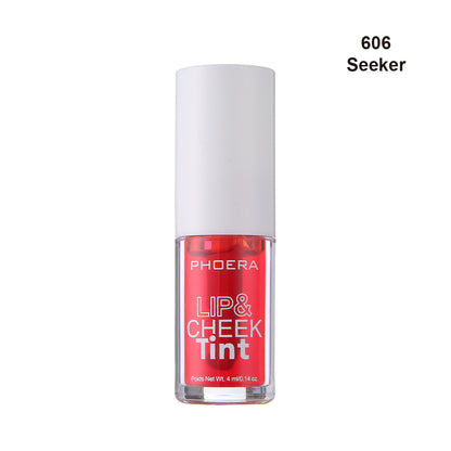PHOERA Lip & Cheek Tint Stain Matte Liquid Blush Long Lasting Smudge Proof
