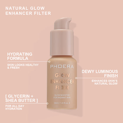 PHOERA Natural Glow Enhancer Filter Dewy Finish Illuminator