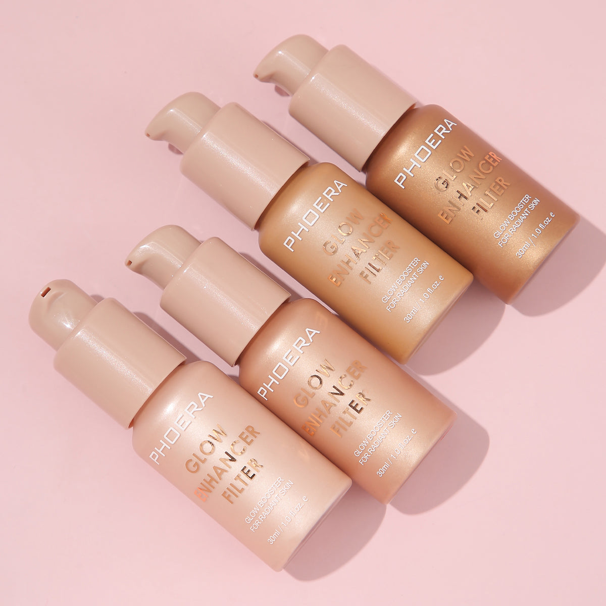 PHOERA Natural Glow Enhancer Filter Dewy Finish Illuminator