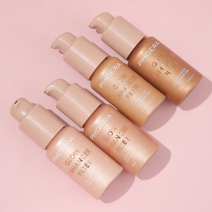 PHOERA Natural Glow Enhancer Filter Dewy Finish Illuminator