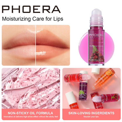 PHOERA Moisturizing Roll On Lip Oil