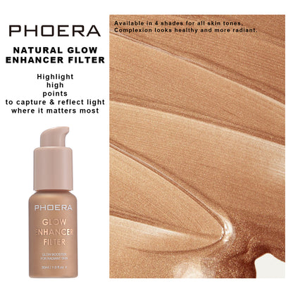 PHOERA Natural Glow Enhancer Filter Dewy Finish Illuminator