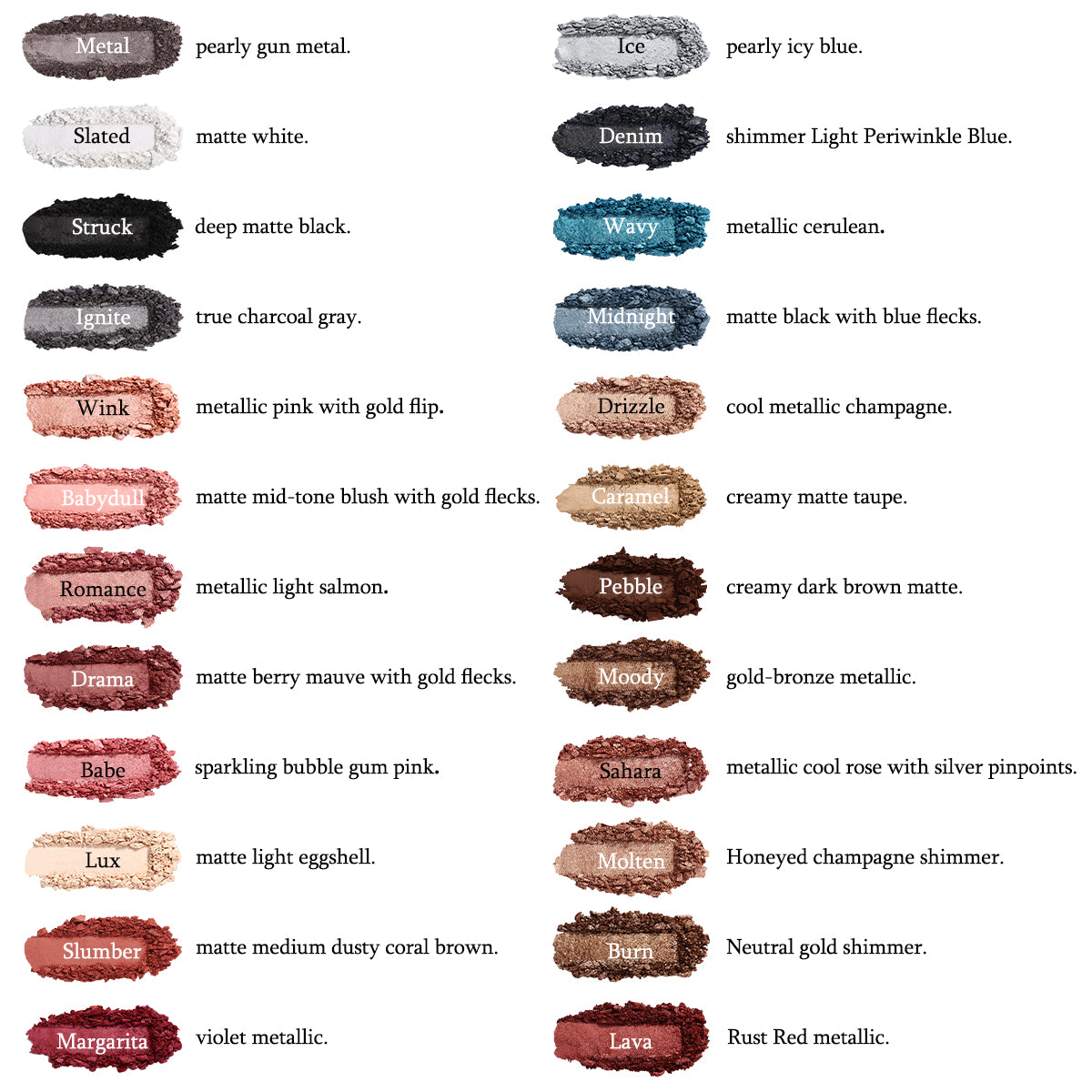 PHOERA Fours Flawless Highly Pigmented Shadow Palette