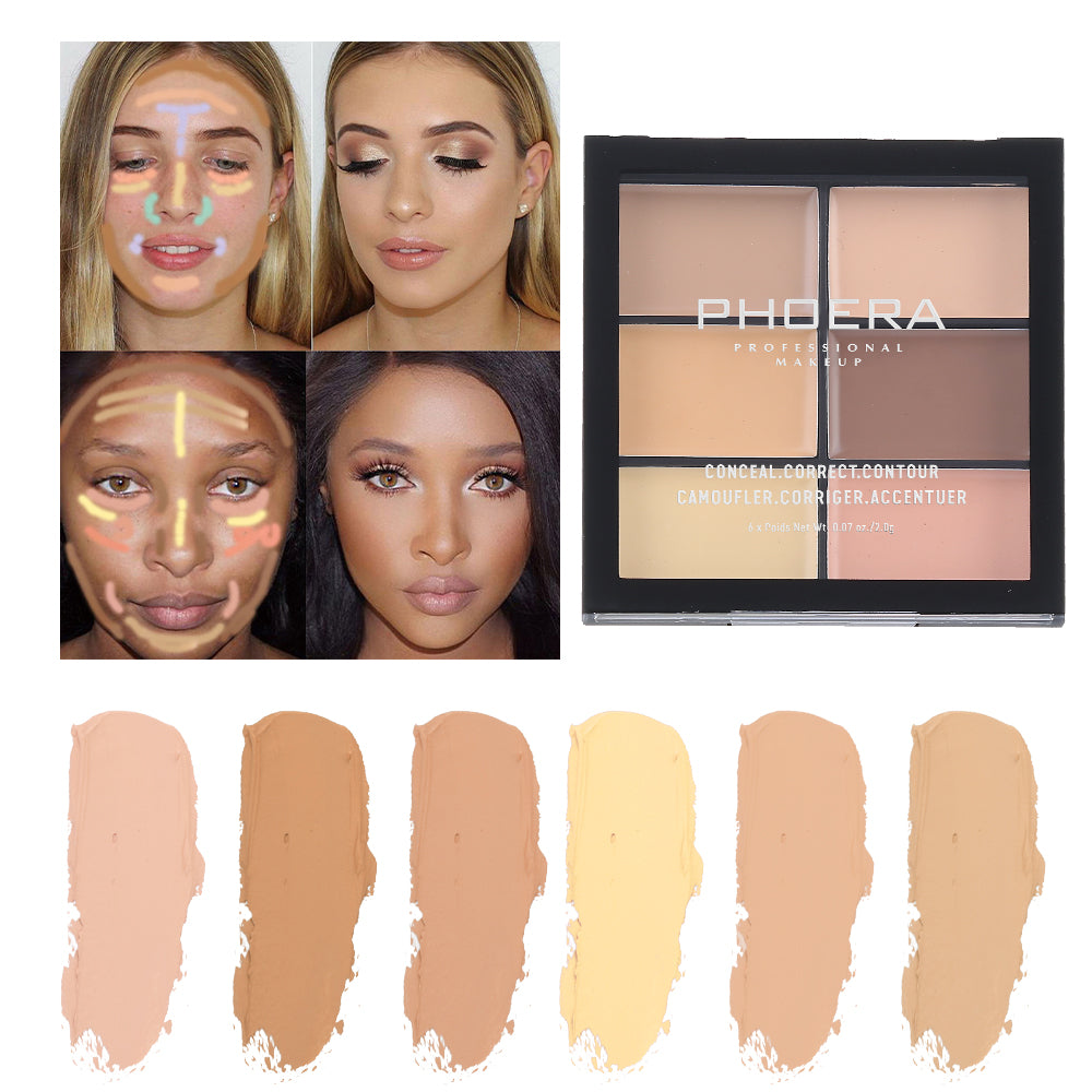 PHOERA Cream Concealer Correct Contour Palette