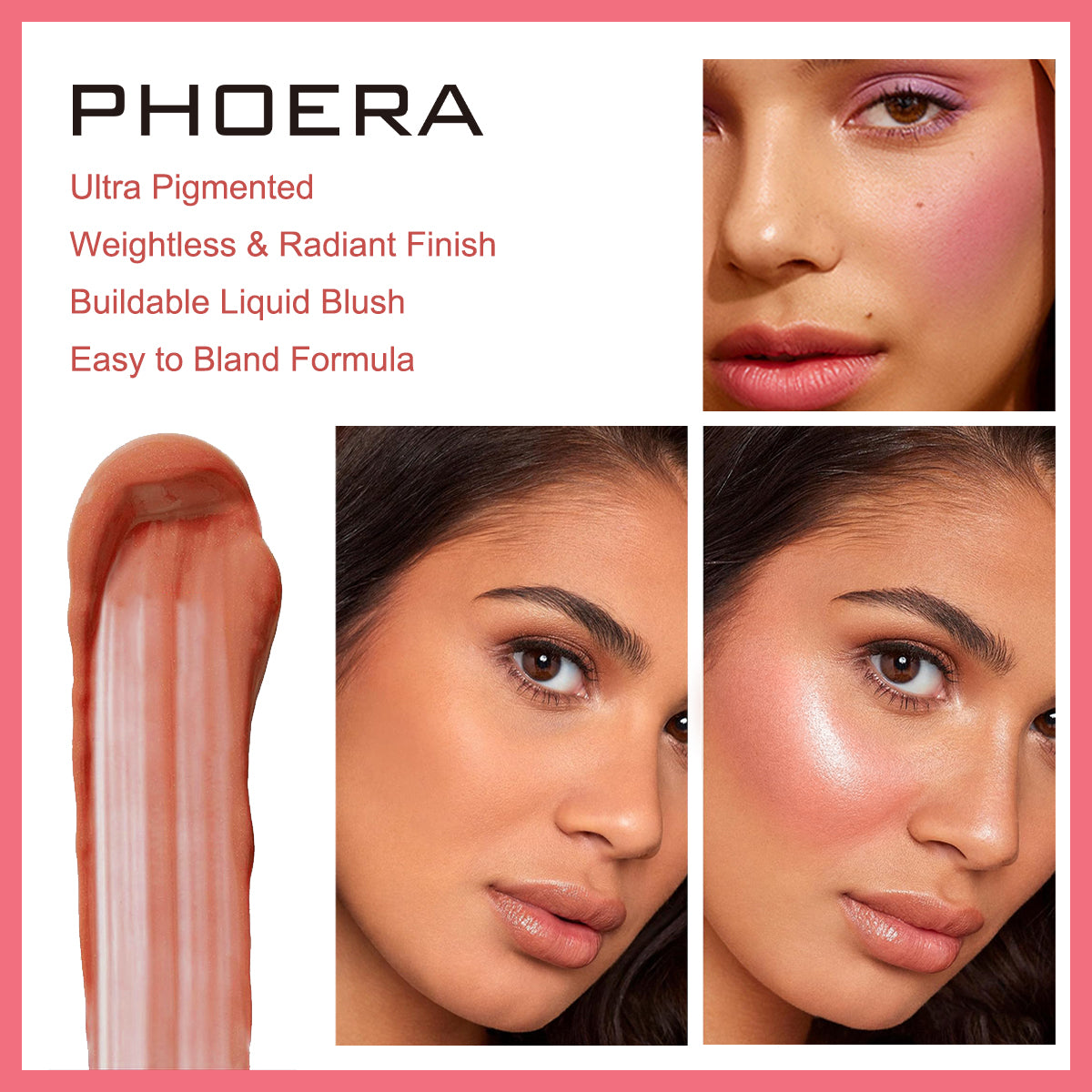 PHOERA GEL CREAM Liquid Blush Wand