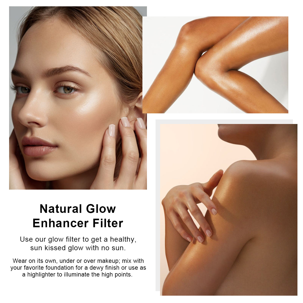PHOERA Natural Glow Enhancer Filter Dewy Finish Illuminator
