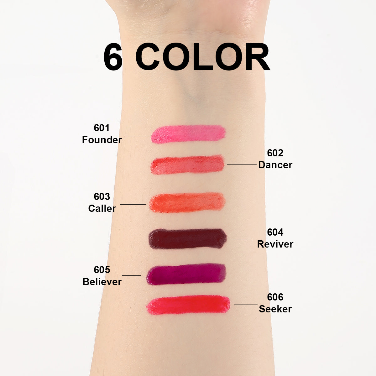 PHOERA Lip & Cheek Tint Stain Matte Liquid Blush Long Lasting Smudge Proof