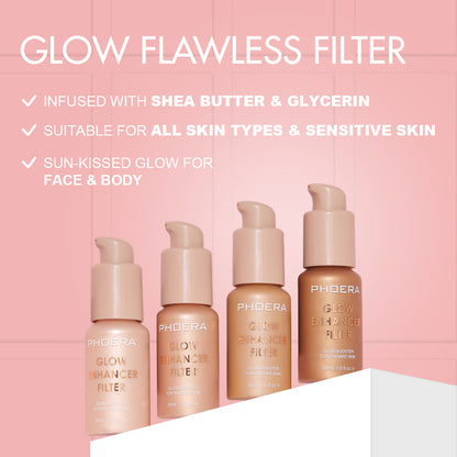 PHOERA Natural Glow Enhancer Filter Dewy Finish Illuminator