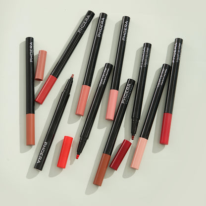 PHOERA Longwear Liquid Lip Liner – Matte Precision Tip for Lip Contour & Fill