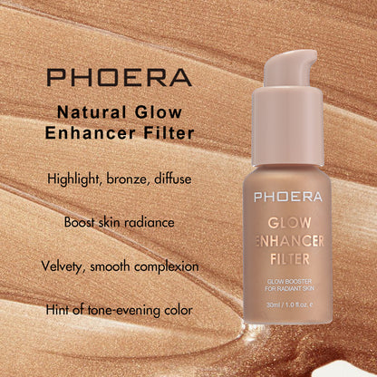 PHOERA Natural Glow Enhancer Filter Dewy Finish Illuminator