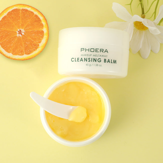 PHOERA Cleansing Balm with Sweet Orange Essential Oil