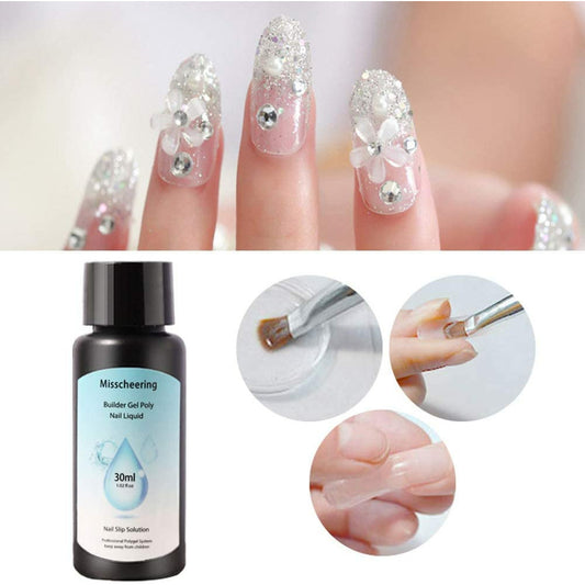 Builder Gel Poly Nail Liquid / Slip Solution