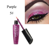 PHOERA® Glitter Liquid Eyeliner Long Lasting Quick Dry Easy To Wear