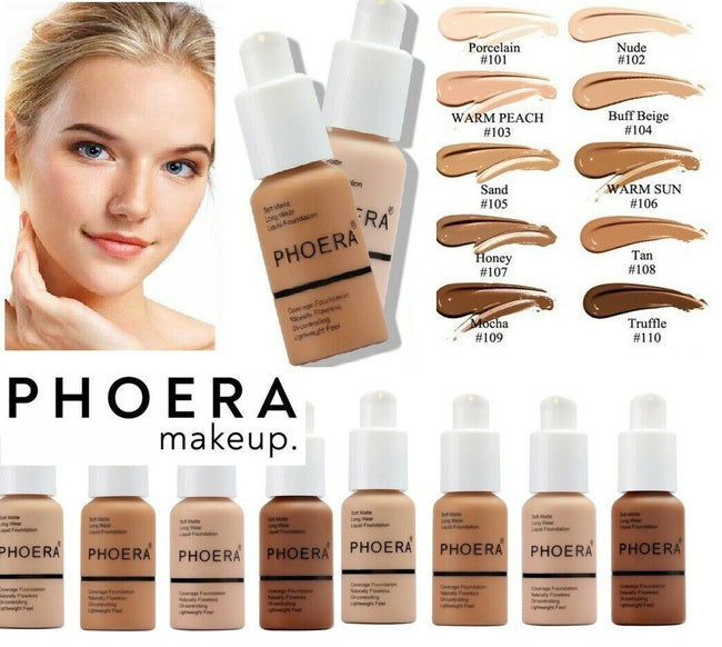 PHOERA® Full Coverage Soft Matte Foundation and Samples!