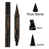 PHOERA® Black Winged Eye liner and Stamp 2 IN 1