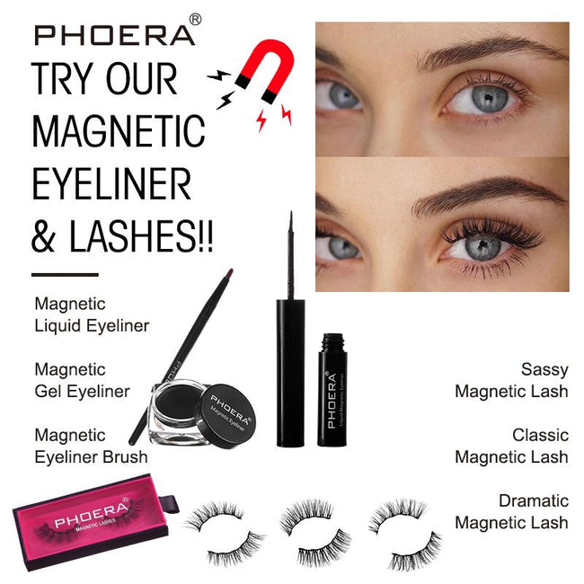 PHOERA® Magnetic Liner Eyelashes 5 Magnet Lashes